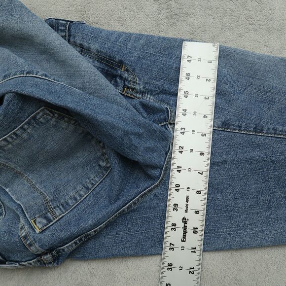 Calvin Klein Jeans Women's Size 8 Blue Mid-Rise Cropped Denim Pants 25" Inseam - Picture 7 of 16